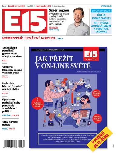 E-magazín e15 - 12.10.2020 - CZECH NEWS CENTER a. s.