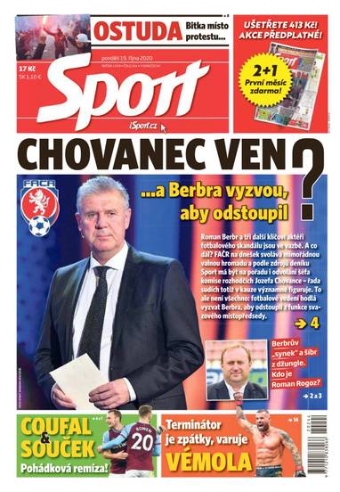 E-magazín Sport - 19.10.2020 - CZECH NEWS CENTER a. s.