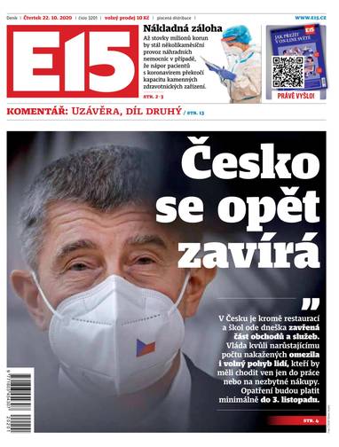 E-magazín e15 - 22.10.2020 - CZECH NEWS CENTER a. s.