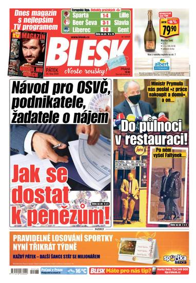 E-magazín BLESK - 23.10.2020 - CZECH NEWS CENTER a. s.