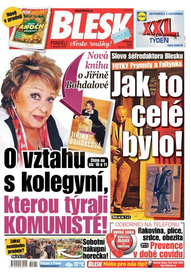 E-magazín BLESK - 2.11.2020 - CZECH NEWS CENTER a. s.