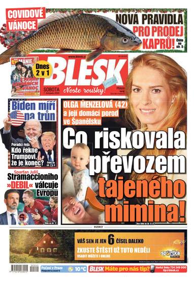 E-magazín BLESK - 7.11.2020 - CZECH NEWS CENTER a. s.