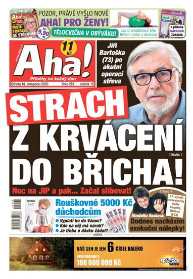 E-magazín Aha! - 18.11.2020 - CZECH NEWS CENTER a. s.