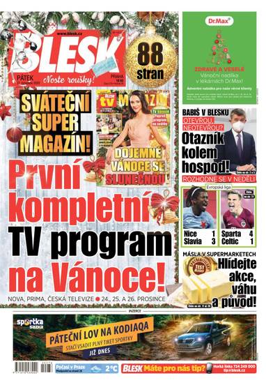 E-magazín BLESK - 27.11.2020 - CZECH NEWS CENTER a. s.