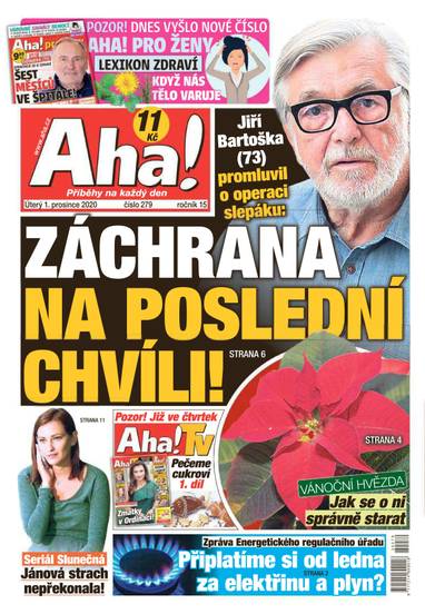 E-magazín Aha! - 1.12.2020 - CZECH NEWS CENTER a. s.