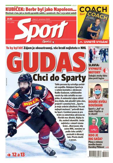 E-magazín Sport - 1.12.2020 - CZECH NEWS CENTER a. s.