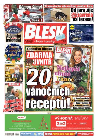 E-magazín BLESK - 7.12.2020 - CZECH NEWS CENTER a. s.