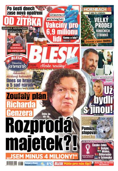 E-magazín BLESK - 8.12.2020 - CZECH NEWS CENTER a. s.