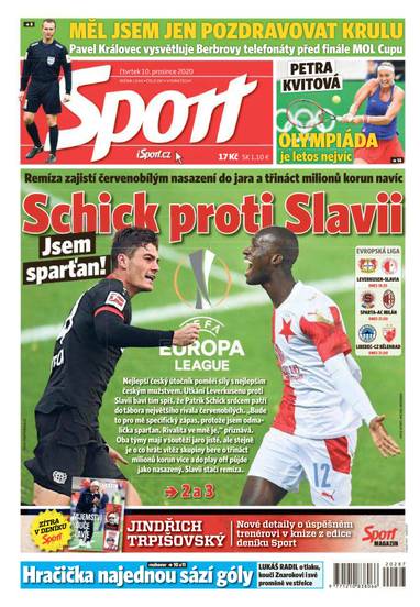 E-magazín Sport - 10.12.2020 - CZECH NEWS CENTER a. s.