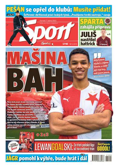 E-magazín Sport - 7.1.2021 - CZECH NEWS CENTER a. s.