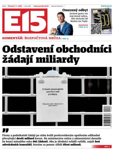 E-magazín e15 - 7.1.2021 - CZECH NEWS CENTER a. s.