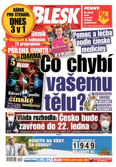 E-magazín BLESK - 8.1.2021 - CZECH NEWS CENTER a. s.