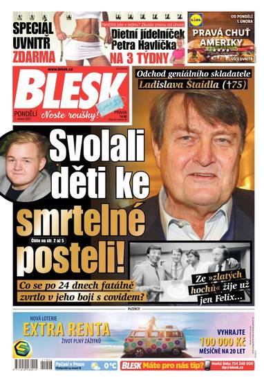 E-magazín BLESK - 1.2.2021 - CZECH NEWS CENTER a. s.