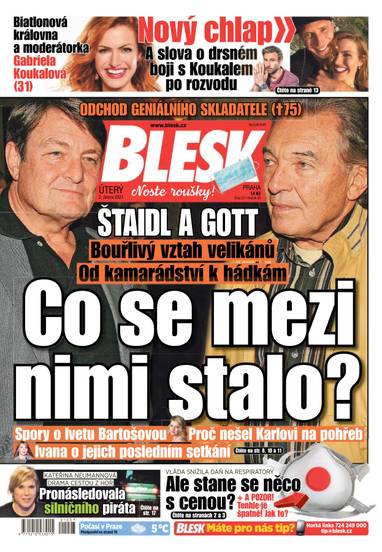 E-magazín BLESK - 2.2.2021 - CZECH NEWS CENTER a. s.