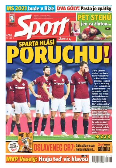 E-magazín Sport - 3.2.2021 - CZECH NEWS CENTER a. s.