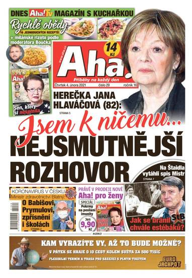 E-magazín Aha! - 4.2.2021 - CZECH NEWS CENTER a. s.