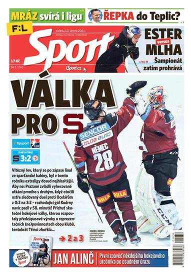 E-magazín Sport - 10.2.2021 - CZECH NEWS CENTER a. s.