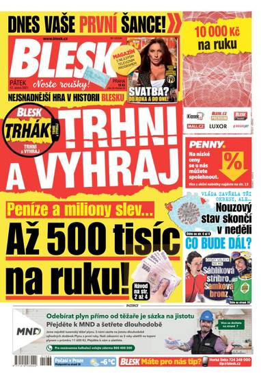 E-magazín BLESK - 12.2.2021 - CZECH NEWS CENTER a. s.