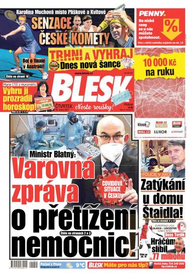 E-magazín BLESK - 18.2.2021 - CZECH NEWS CENTER a. s.