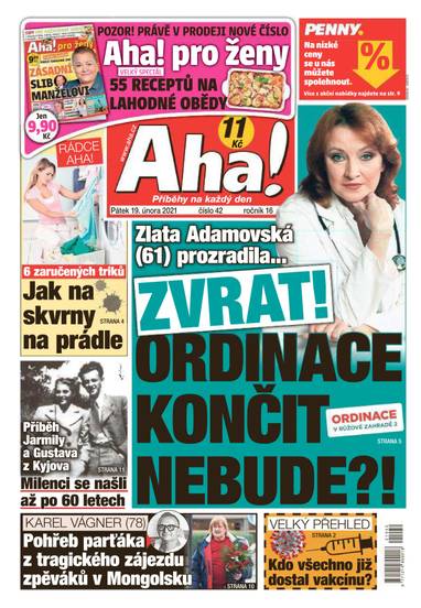 E-magazín Aha! - 19.2.2021 - CZECH NEWS CENTER a. s.