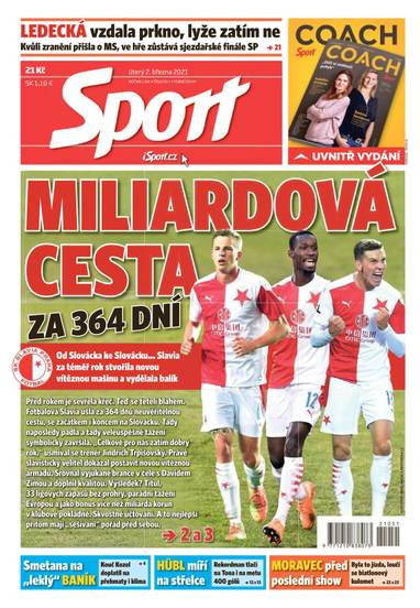 E-magazín Sport - 2.3.2021 - CZECH NEWS CENTER a. s.