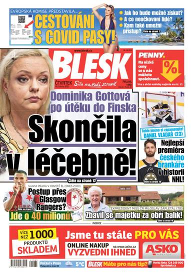 E-magazín BLESK - 18.3.2021 - CZECH NEWS CENTER a. s.