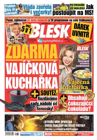 E-magazín BLESK - 1.4.2021 - CZECH NEWS CENTER a. s.