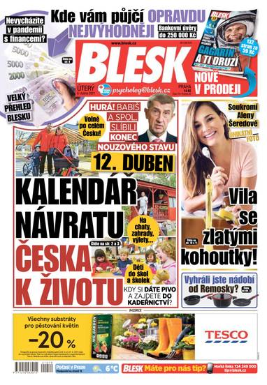 E-magazín BLESK - 6.4.2021 - CZECH NEWS CENTER a. s.