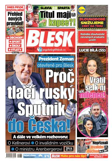 E-magazín BLESK - 12.4.2021 - CZECH NEWS CENTER a. s.