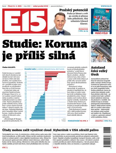 E-magazín e15 - 11.5.2021 - CZECH NEWS CENTER a. s.