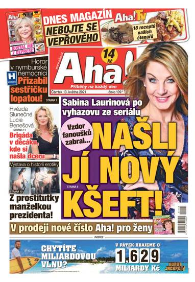 E-magazín Aha! - 13.5.2021 - CZECH NEWS CENTER a. s.