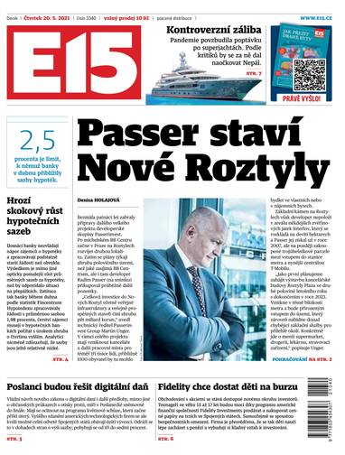 E-magazín e15 - 20.5.2021 - CZECH NEWS CENTER a. s.