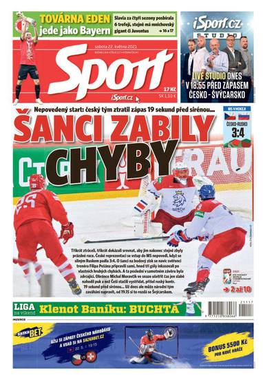 E-magazín Sport - 22.5.2021 - CZECH NEWS CENTER a. s.