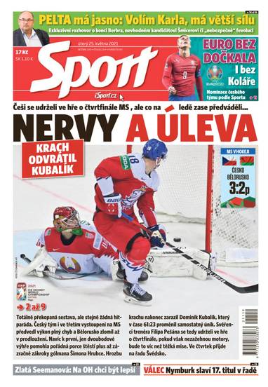 E-magazín Sport - 25.5.2021 - CZECH NEWS CENTER a. s.