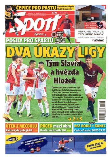 E-magazín Sport - 31.5.2021 - CZECH NEWS CENTER a. s.