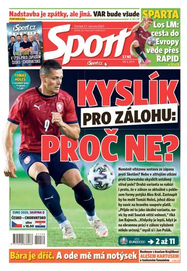 E-magazín Sport - 17.6.2021 - CZECH NEWS CENTER a. s.