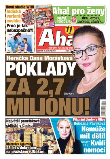 E-magazín Aha! - 19.6.2021 - CZECH NEWS CENTER a. s.