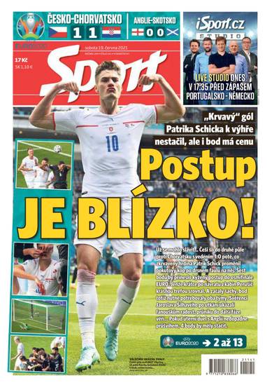 E-magazín Sport - 19.6.2021 - CZECH NEWS CENTER a. s.