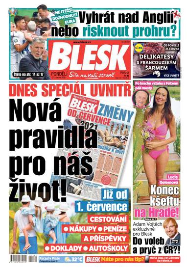 E-magazín BLESK - 21.6.2021 - CZECH NEWS CENTER a. s.