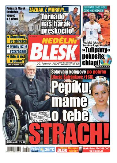 E-magazín NEDĚLNÍ BLESK - 26/2021 - CZECH NEWS CENTER a. s.