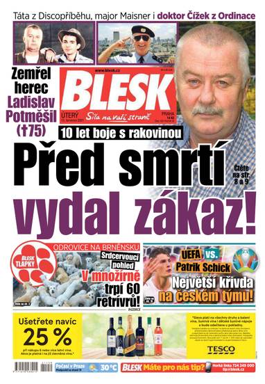 E-magazín BLESK - 13.7.2021 - CZECH NEWS CENTER a. s.