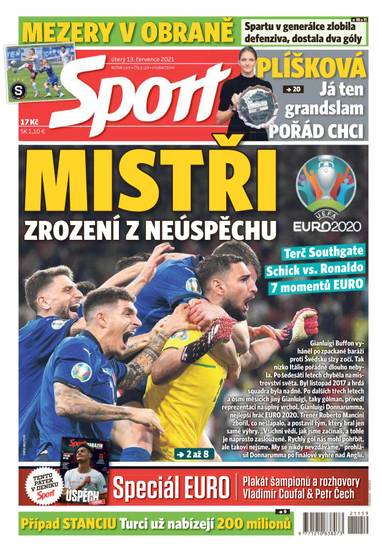 E-magazín Sport - 13.7.2021 - CZECH NEWS CENTER a. s.