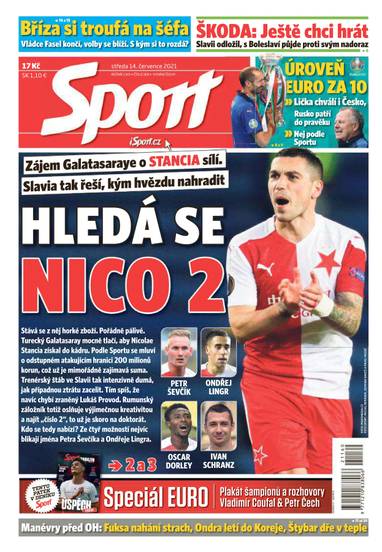 E-magazín Sport - 14.7.2021 - CZECH NEWS CENTER a. s.