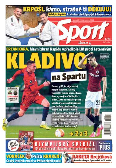 E-magazín Sport - 19.7.2021 - CZECH NEWS CENTER a. s.