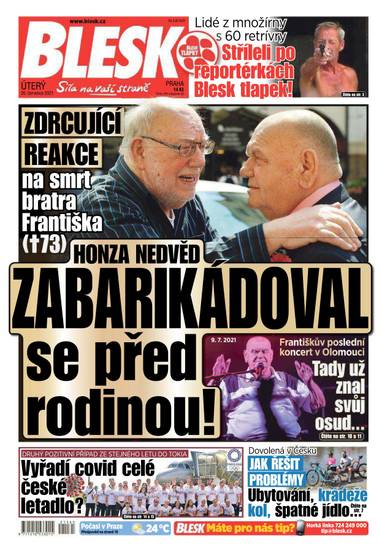 E-magazín BLESK - 20.7.2021 - CZECH NEWS CENTER a. s.