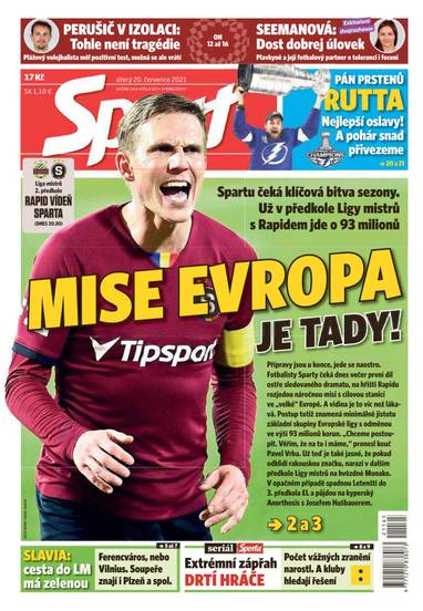 E-magazín Sport - 20.7.2021 - CZECH NEWS CENTER a. s.