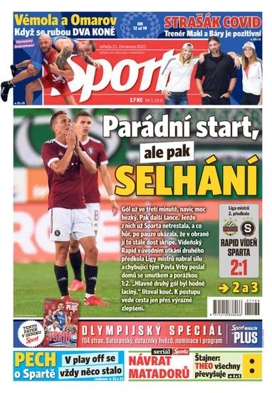 E-magazín Sport - 21.7.2021 - CZECH NEWS CENTER a. s.