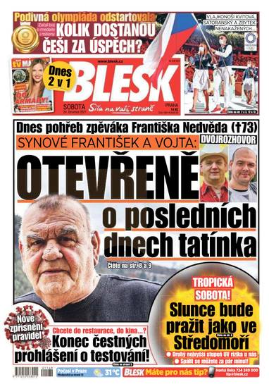 E-magazín BLESK - 24.7.2021 - CZECH NEWS CENTER a. s.