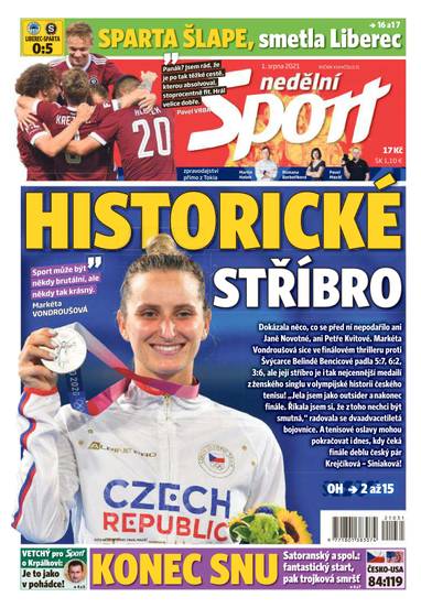 E-magazín nedělní Sport - 31/2021 - CZECH NEWS CENTER a. s.