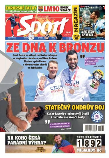 E-magazín Sport - 6.8.2021 - CZECH NEWS CENTER a. s.